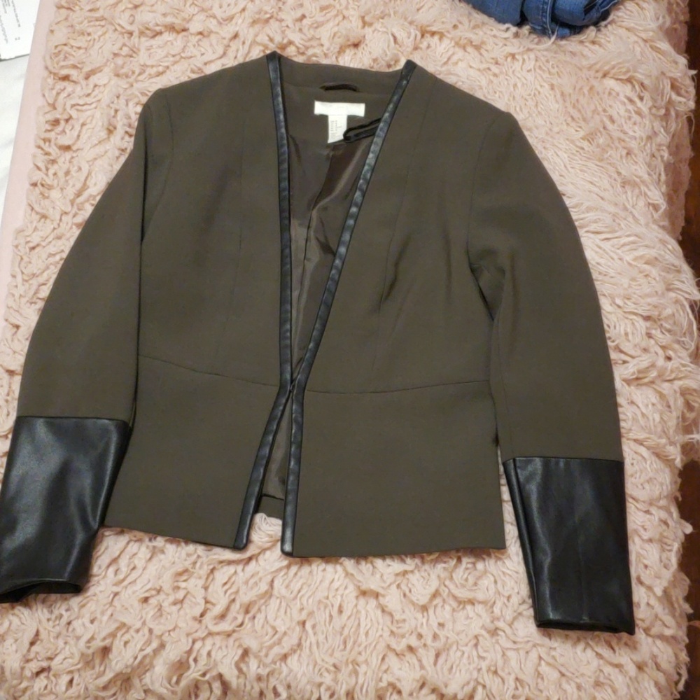 H&M army green blazer.